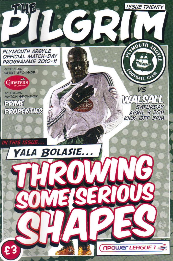 PLYMOUTH ARGYLE v WALSALL 2010/11